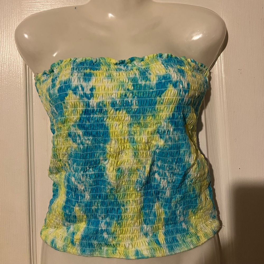 Justice strapless top girls size 14-16